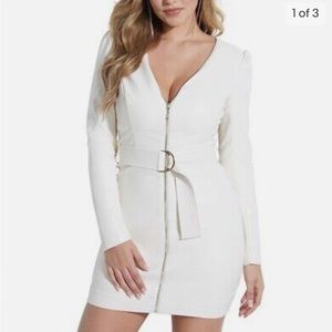 Guess LS Josette faux leather dress